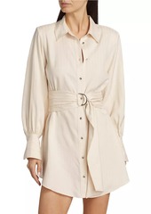 Ramy Brook Nellie Pinstriped Shirtdress