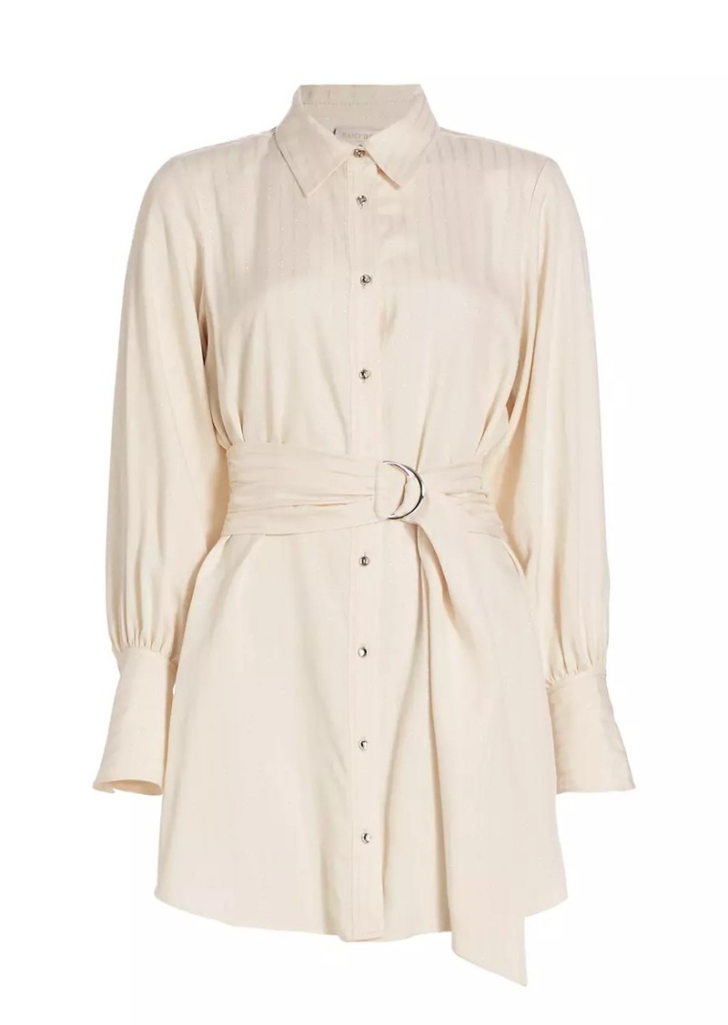 Ramy Brook Nellie Pinstriped Shirtdress