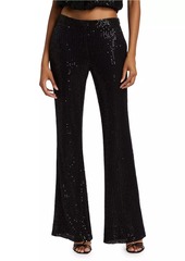 Ramy Brook Olivian Sequined Straight-Leg Pants