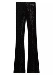 Ramy Brook Olivian Sequined Straight-Leg Pants