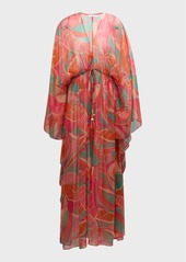 Ramy Brook Palm Printed Austin Caftan Coverup