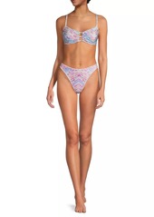 Ramy Brook Paralee Shimmer Bikini Top