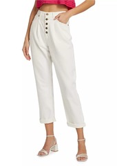 Ramy Brook Pearle High-Rise Cropped Jeans