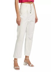 Ramy Brook Pearle High-Rise Cropped Jeans