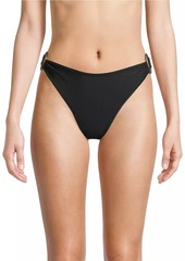 Ramy Brook Peri Ring-Embellished Bikini Bottom