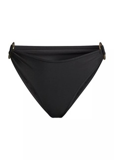 Ramy Brook Peri Ring-Embellished Bikini Bottom