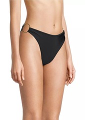 Ramy Brook Peri Ring-Embellished Bikini Bottom