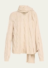 Ramy Brook Agnes Cable-Knit Sweater