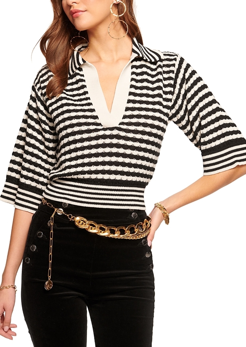 Ramy Brook Azaria Scalloped Sweater