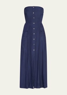 Ramy Brook Blair Strapless Midi Dress