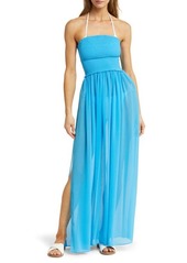 Ramy Brook Calista Strapless Georgette Cover-Up Dress