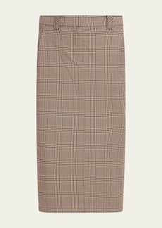 Ramy Brook Clarissa Plaid Midi Skirt