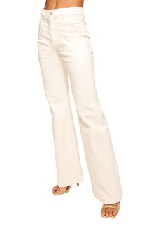 Ramy Brook Clifford High Rise Wide Leg Jeans in White