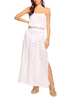 Ramy Brook Cynthia Eyelet Swim Cover-Up Maxi Dress