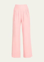 Ramy Brook Dalia Pleated Wide-Leg Pants