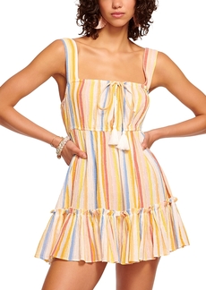 Ramy Brook Dixie Striped Mini Cover Up Dress