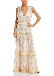 Ramy Brook Dorothy Lace Maxi Dress Swim Cover-Up