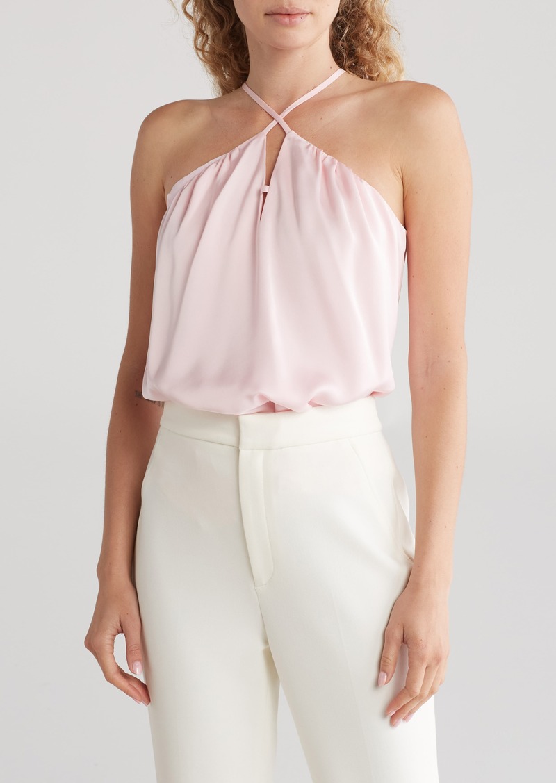 Ramy Brook Elson Halter Neck Sleeveless Top in Candy Pink at Nordstrom Rack