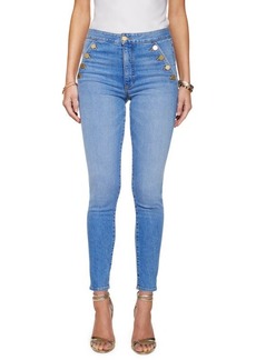 Ramy Brook Helena Button Detail Ankle Skinny Jeans