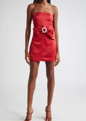 Ramy Brook Mercy Crystal Embellished Satin Minidress