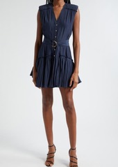 Ramy Brook Miley Sleeveless Mini Shirtdress