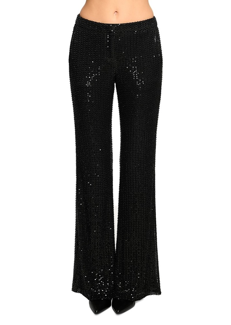 Ramy Brook Olivian Sequin Flare Pants