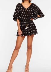 Ramy Brook Tena Embroidered Cover-Up Minidress