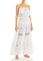 Ramy Brook Vienna Lace Inset Maxi Swim Cover-Up
