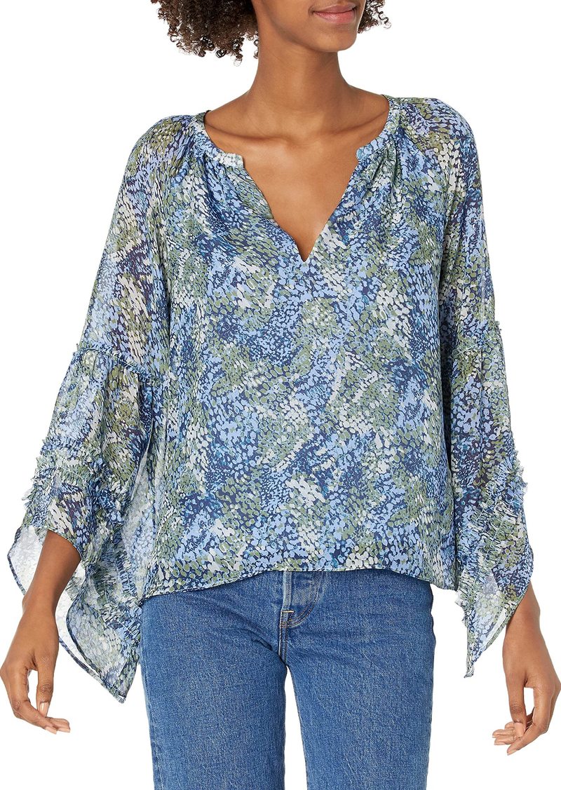 Ramy Brook Women's Pennie Printed Blouse  Extra Small