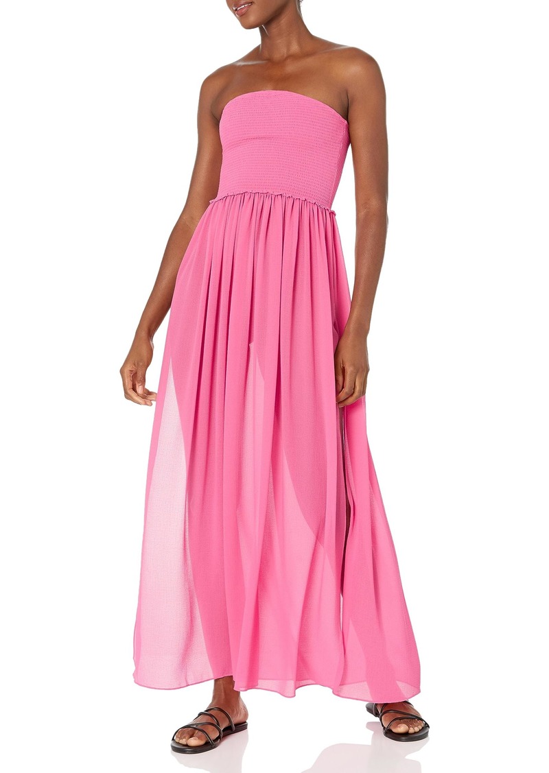 Ramy Brook Women's Standard Calista Strapless Maxi Dress DEEP Rose