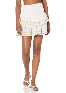 Ramy Brook Women's Standard Crinkle Havana Skirt