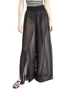 Ramy Brook Women's Standard Textured Athena Side Slit Pant