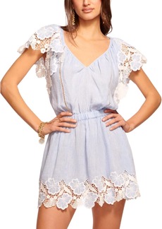 Ramy Brook Ryan Mini Dress In Chambray