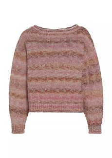 Ramy Brook Sage Marled Stripe Sweater