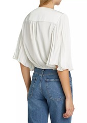 Ramy Brook Salma Tie-Front Crop Top