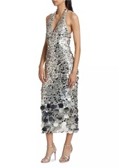 Ramy Brook Sloan Paillettes Halter Dress