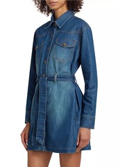 Ramy Brook Starling Belted Denim Minidress