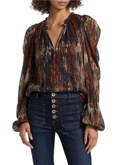 Ramy Brook Sukie Metallic Blouse