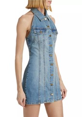 Ramy Brook Susanna Denim Halter Minidress