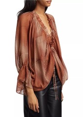 Ramy Brook Susanna Ruched Blouse