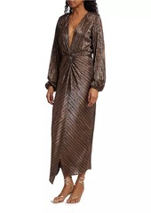 Ramy Brook Sutton Metallic Maxi Dress