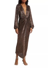 Ramy Brook Sutton Metallic Maxi Dress