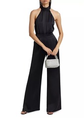 Ramy Brook Tatiana Satin Wide-Leg Jumpsuit