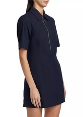 Ramy Brook Tunechi Linen-Blend Zip Minidress