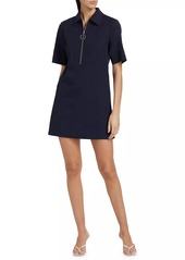 Ramy Brook Tunechi Linen-Blend Zip Minidress