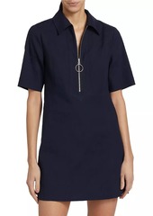 Ramy Brook Tunechi Linen-Blend Zip Minidress