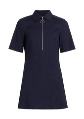 Ramy Brook Tunechi Linen-Blend Zip Minidress