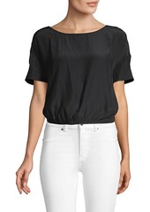 Ramy Brook Twisted-Back Cropped Top