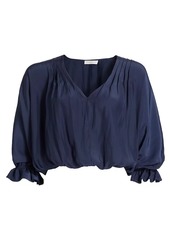 Ramy Brook Vina Puff-Sleeve Top