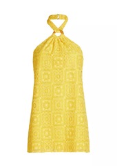 Ramy Brook Viola Crochet Shift Minidress